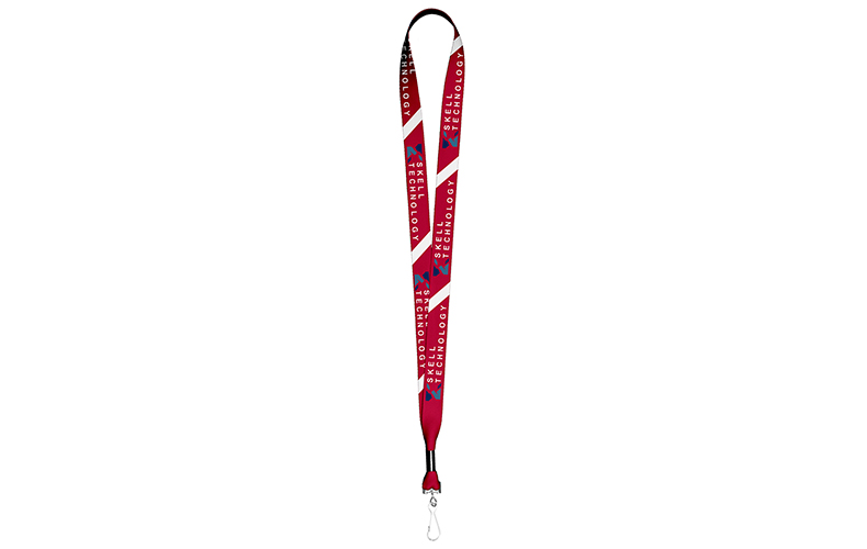 3/4" Textured Polyester Multi-Color Sublimation Lanyard